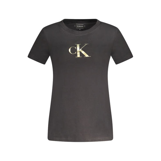 Black Cotton Tops & T-Shirt